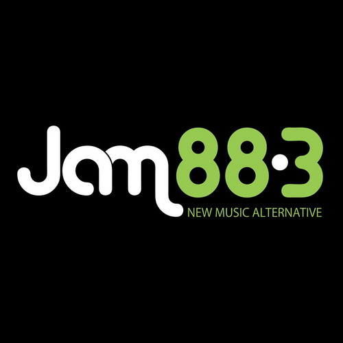 Jam 88.3 MHz DWJM FM Radio station logo